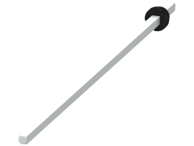 Zestaw wałka, do napędu obrotowego ze sprzęgłem drzwi, wał 6x6mm, długość 300mm, wyposażenie | 3LD9205-0C