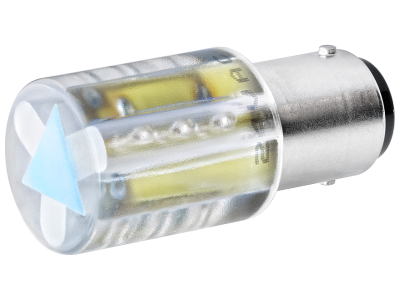Kolumny sygnalizacyjne, akces. LED 24V UC, BA15d, niebieski | 8WD4428-6XF
