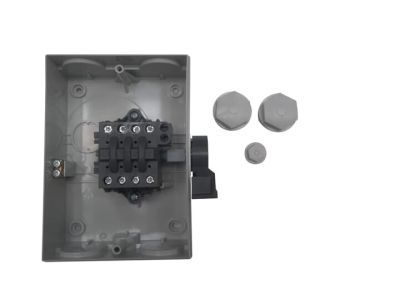 Rozłącznik w obudowie BW440TPSN, 4P 40A 11kW IP65, napęd boczny, jasnoszary | 2CMA142409R1000 ABB