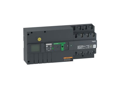 Rozłącznik TransferPacT, przełączanie zasilania, opcja komunikacji, 160A, 400V, 3P LCD, rozmiar 160A | TA16D3L1604TPE Schneider Electric