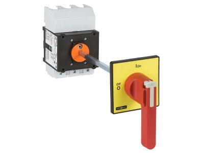 Rozłącznik VCCF 125A 3P 690V uchwyt czerwony do blokowania | VCCF5 Schneider Electric