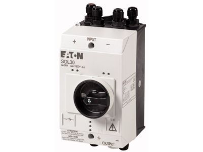 Rozłącznik w obudowie, 30 A DC SOL30/2MV | 120926 Eaton