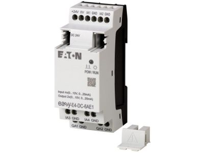 Rozszerzenie 24VDC, 4AI, 2AO 0/4-20mA/0-10VDC, EASY-E4-DC-6AE1 | 197223 Eaton